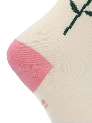 Calcetin Algodón Niña C Flower Crema Hush Puppies