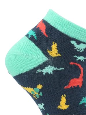 Calcetin Algodón Niño Ped Dinos Azul Hush Puppies