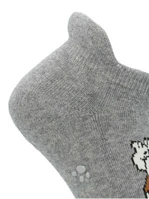 Calcetin Algodón Niño Ped Sportdog Gris Hush Puppies