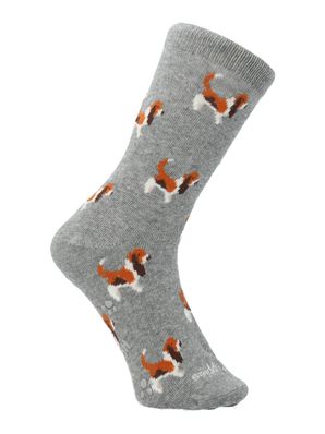 Calcetin Algodón Niño C Bassets Gris Hush Puppies