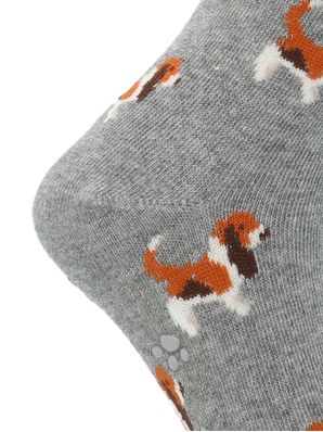 Calcetin Algodón Niño C Bassets Gris Hush Puppies
