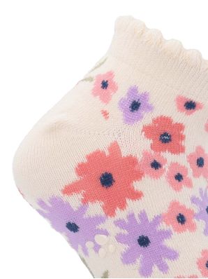 Calcetin Algodón Niña Ped St Flowers Rosado Hush Puppies