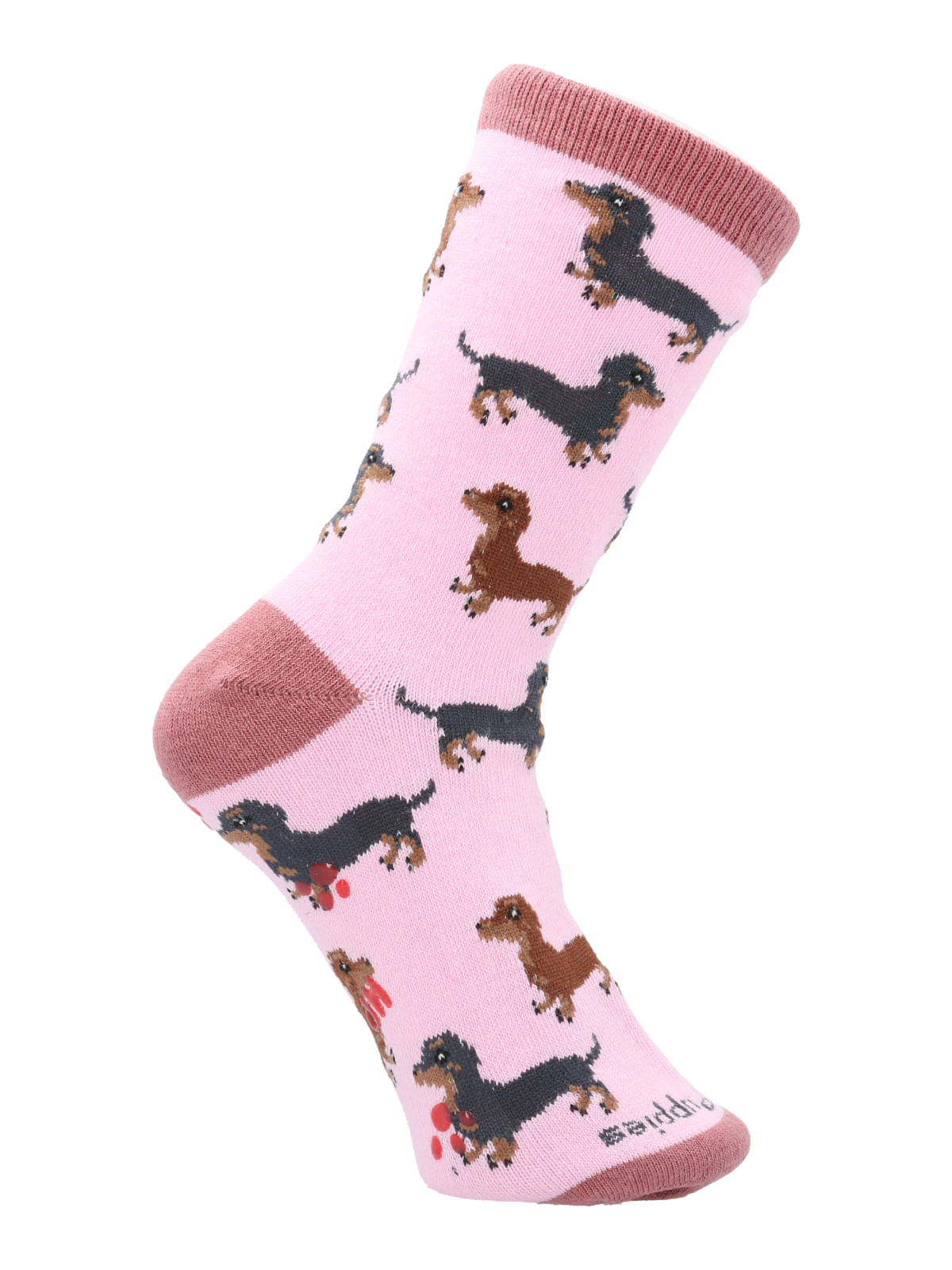 Calcetin Algodón Niña C Dachshund Rosado Hush Puppies