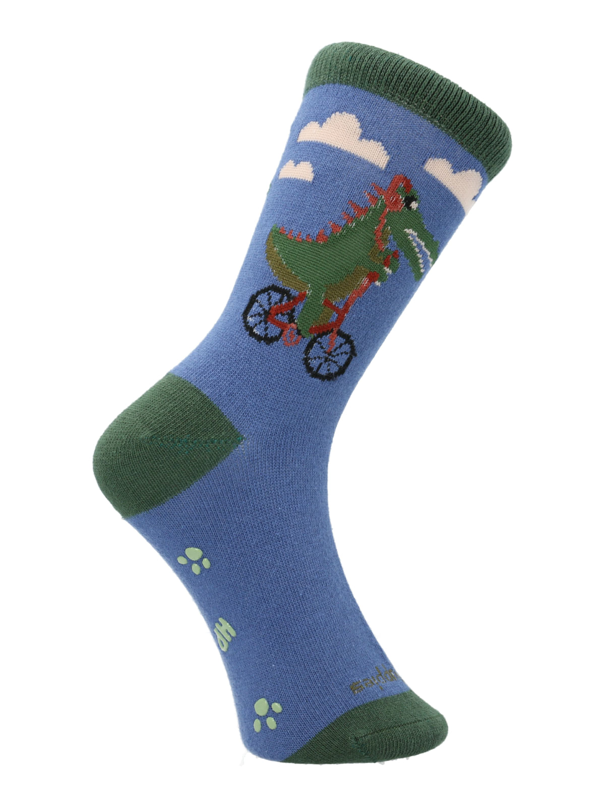 Calcetin Algodón Niño C Dinosaur Azul Hush Puppies