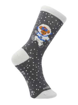 Calcetin Algodón Niño C Monkey Gris Hush Puppies