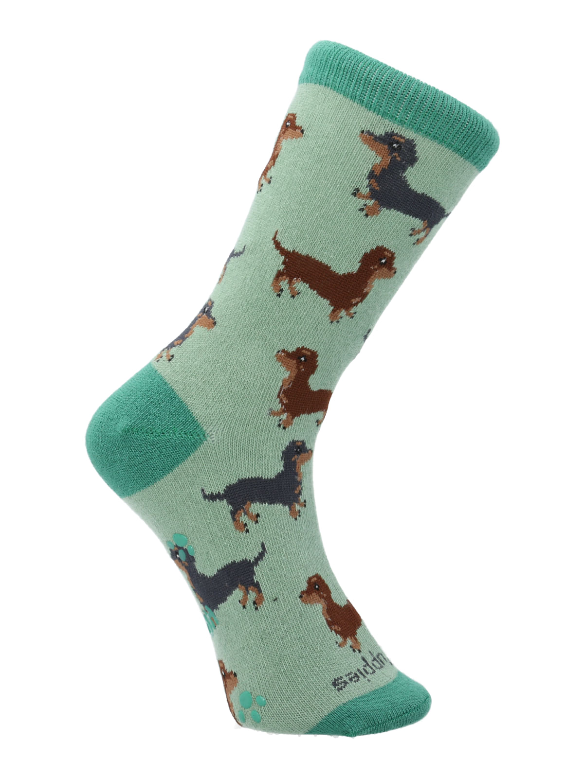 Calcetin Algodón Niño C Dachshund Verde Hush Puppies