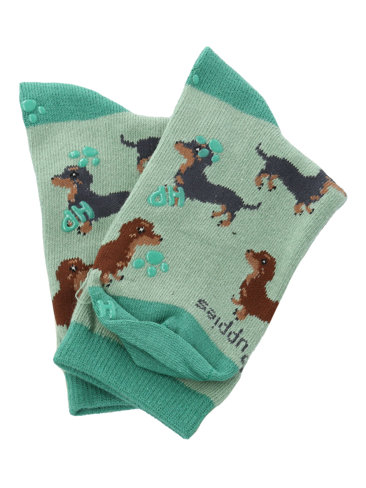 Calcetin Algodón Niño C Dachshund Verde Hush Puppies