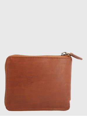 Billetera Cuero Unisex Om Middleton Zip Café Hush Puppies
