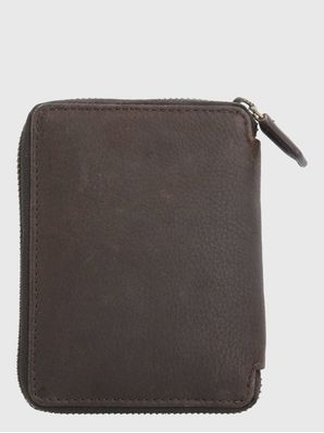 Billetera Cuero Mujer Th Mackay Zip Café Hush Puppies