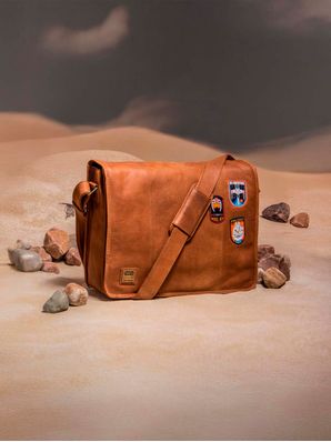 Maletin Cuero Hombre Sw Rebel Msn Café Hush Puppies