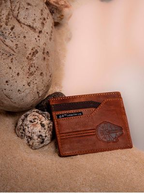 Tarjetero Cuero Hombre Sw Halcon Card Café Hush Puppies