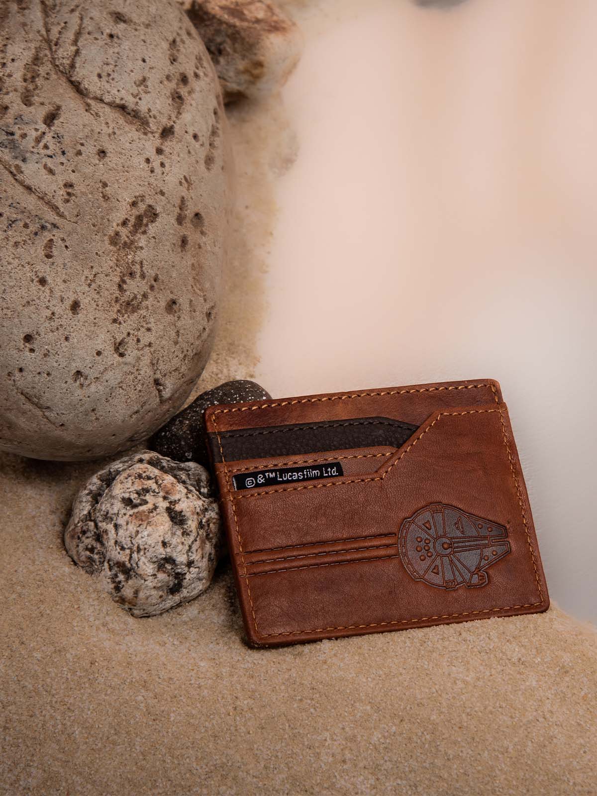 Tarjetero Cuero Hombre Sw Halcon Card Café Hush Puppies