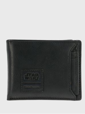 Billetera Cuero Hombre Sw Darthvader Wallet Negro Hush Puppies