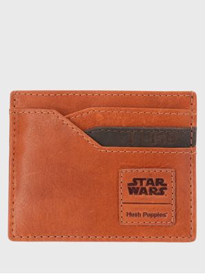 Tarjetero Cuero Hombre Sw Halcon Card Café Hush Puppies