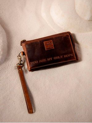 Billetera Cuero Hombre Sw Leia Wallet Café Hush Puppies
