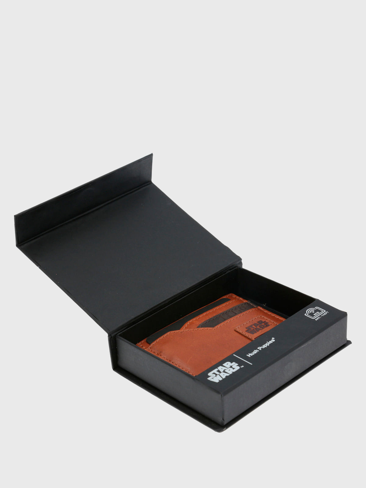 Tarjetero Cuero Hombre Sw Halcon Card Café Hush Puppies