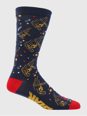 Calcetin Algodón Hombre Sw H Tie Fighter Azul Hush Puppies