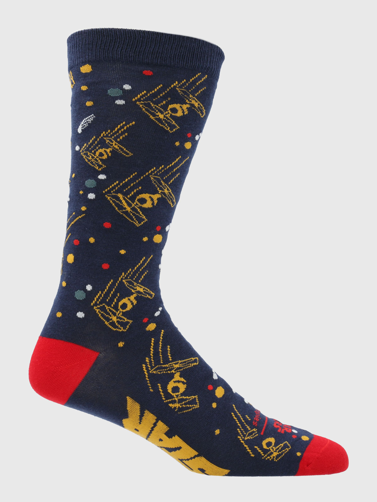 Calcetin Algodón Hombre Sw H Tie Fighter Azul Hush Puppies