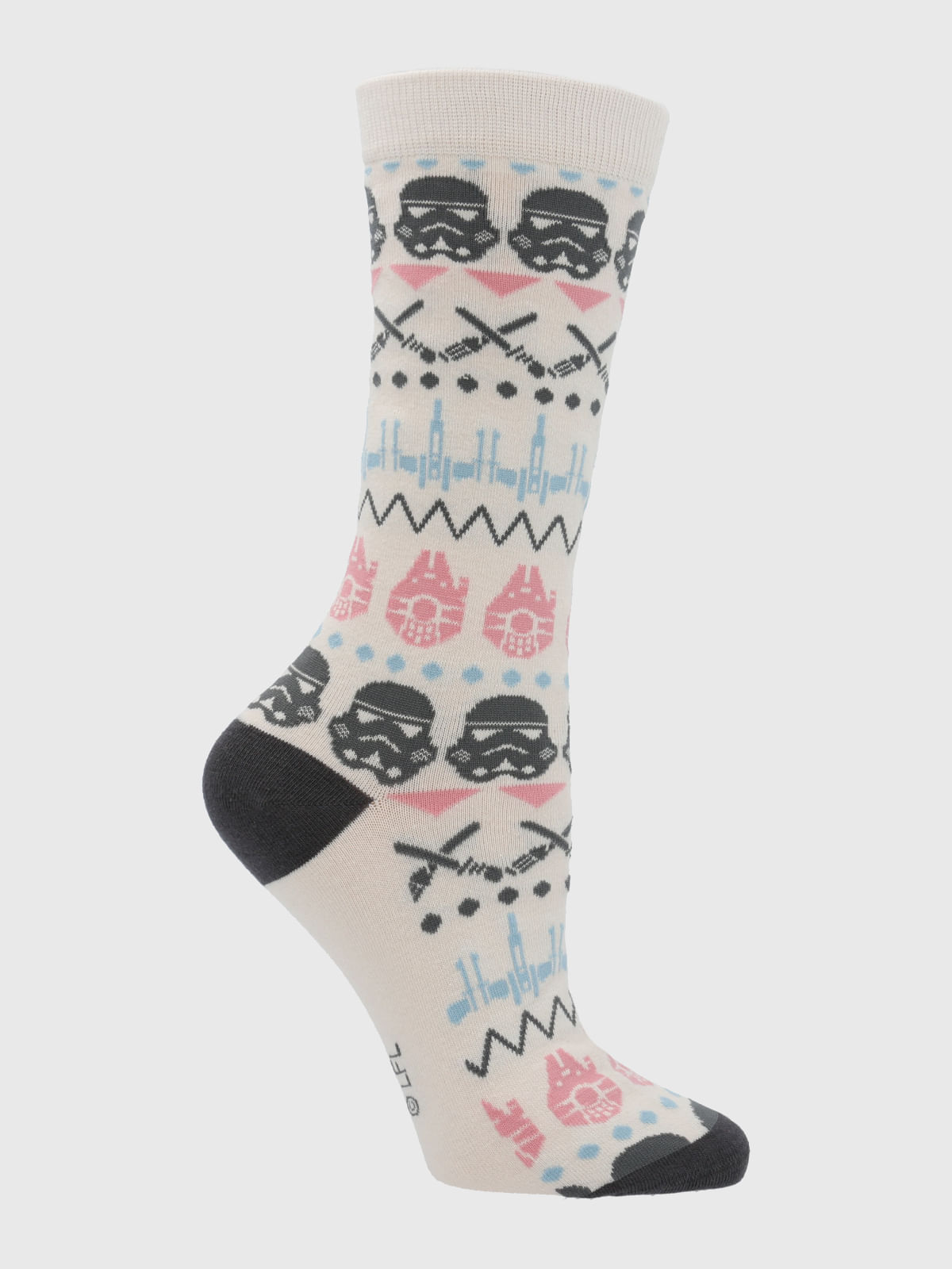 Calcetin Algodón Mujer Sw W All Star Wars Beige/Crudo Hush Puppies