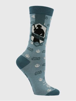 Calcetin Algodón Mujer Sw W Princess Leia Azul Hush Puppies