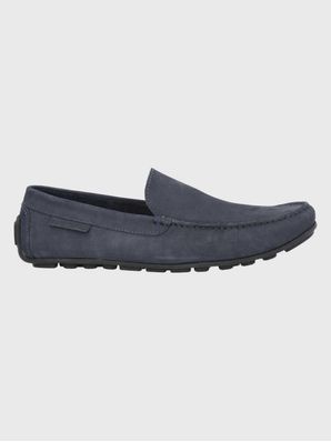 Mocasin Cuero Hombre Blumenau Azul Oscuro