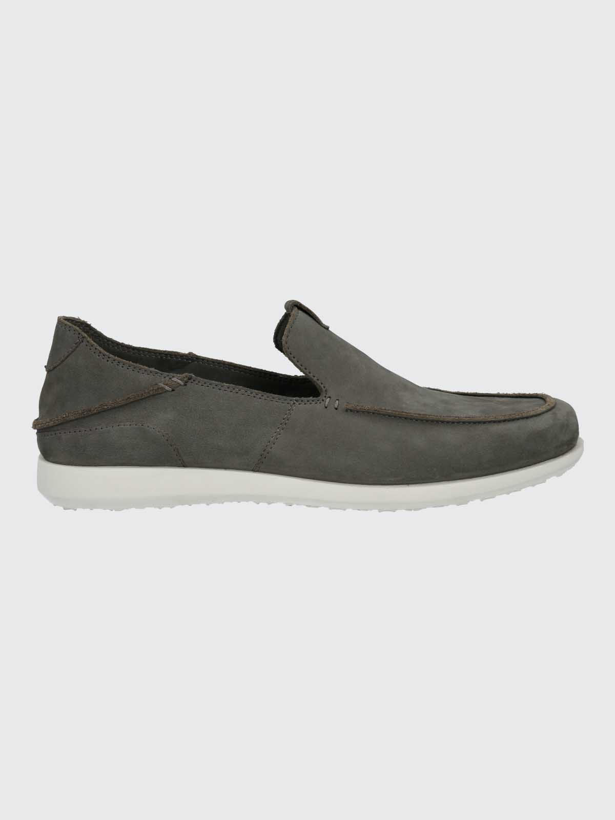 Mocasin Cuero Hombre Welsh Gris Hush Puppies