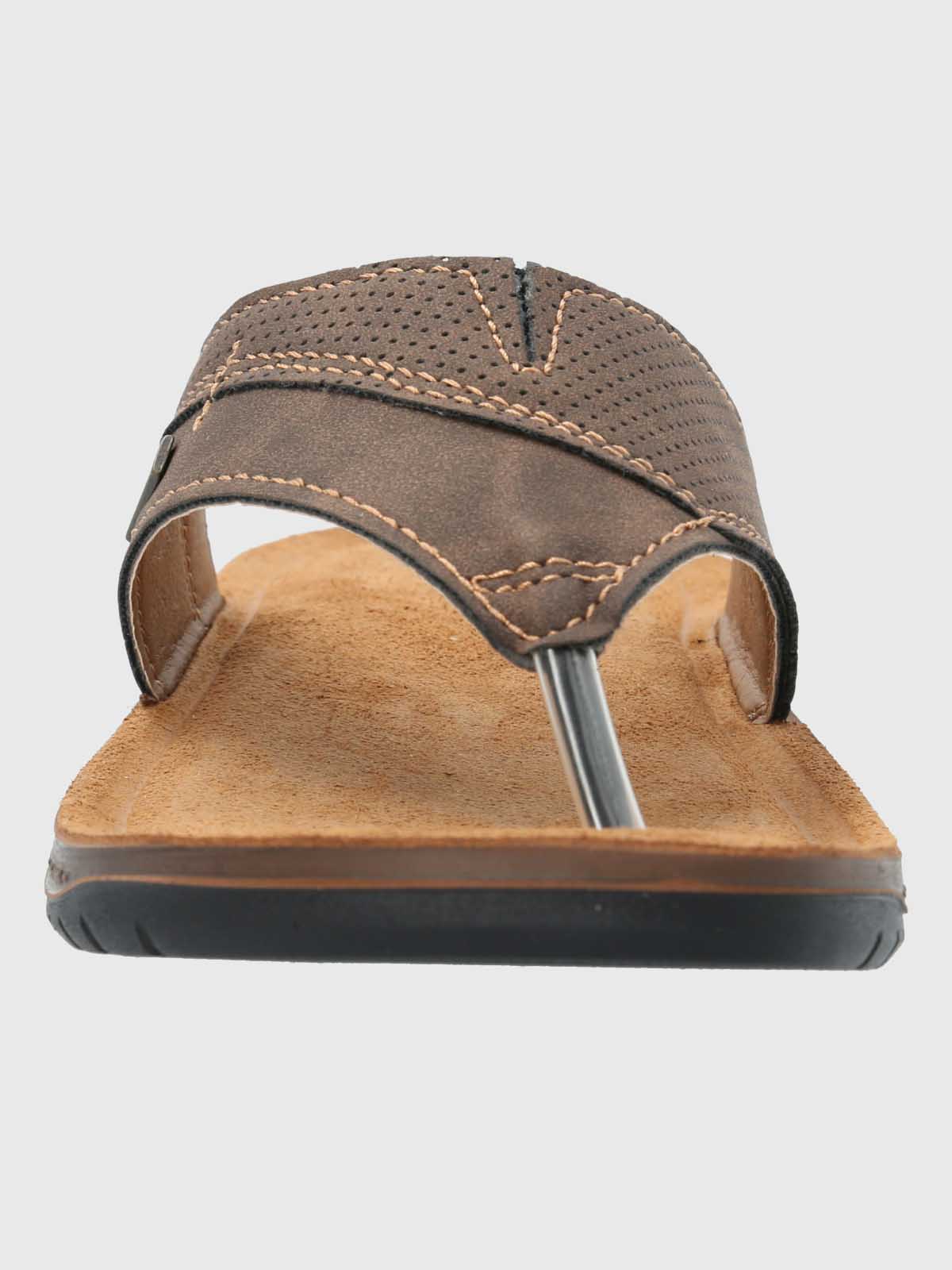 Sandalia Boro Hombre Café Oscuro