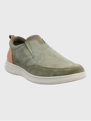 Slip On Hombre Cuero Robson Verde Hush Puppies