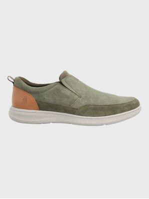 Slip On Hombre Cuero Robson Verde Hush Puppies
