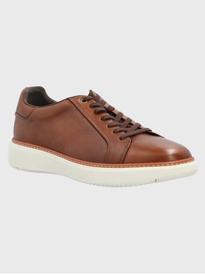 Zapatilla Cuero Hombre Force G Café Hush Puppies
