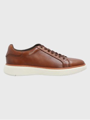 Zapatilla Cuero Hombre Force G Café Hush Puppies