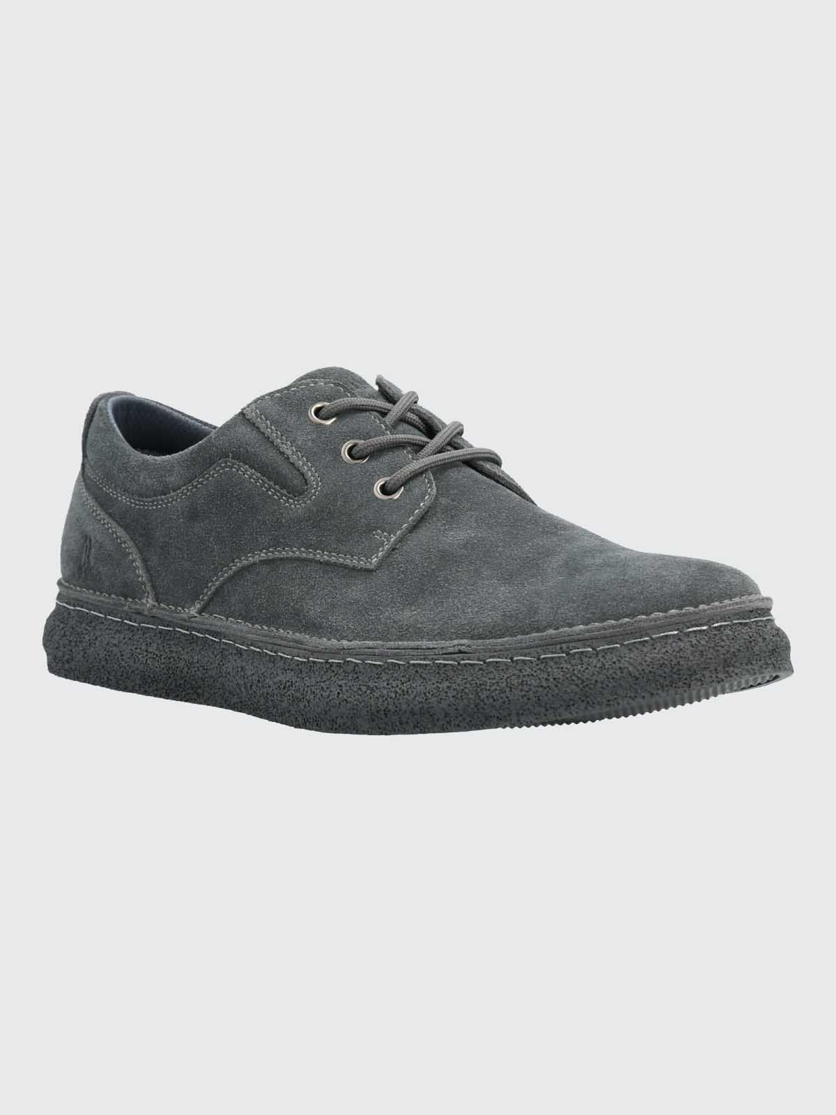 Zapatilla Cuero Hombre Gared Gris Hush Puppies