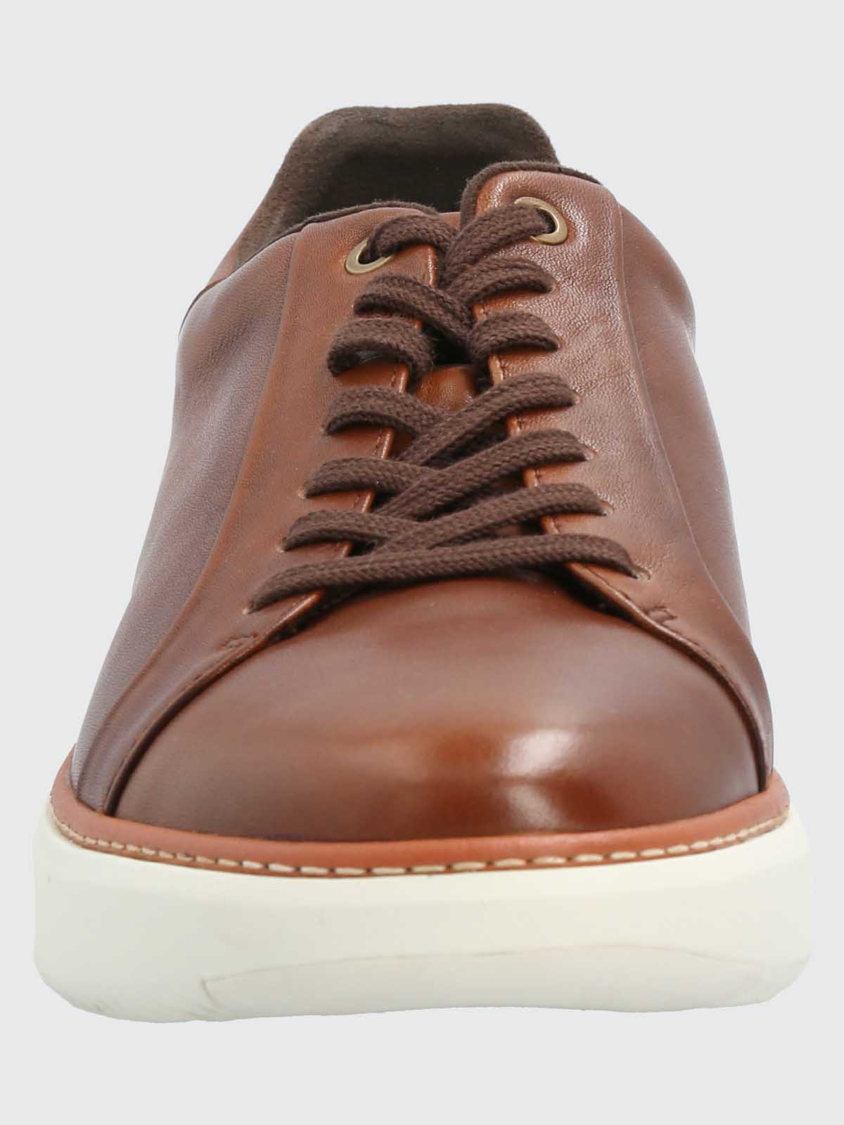 Zapatilla Cuero Hombre Force G Café Hush Puppies