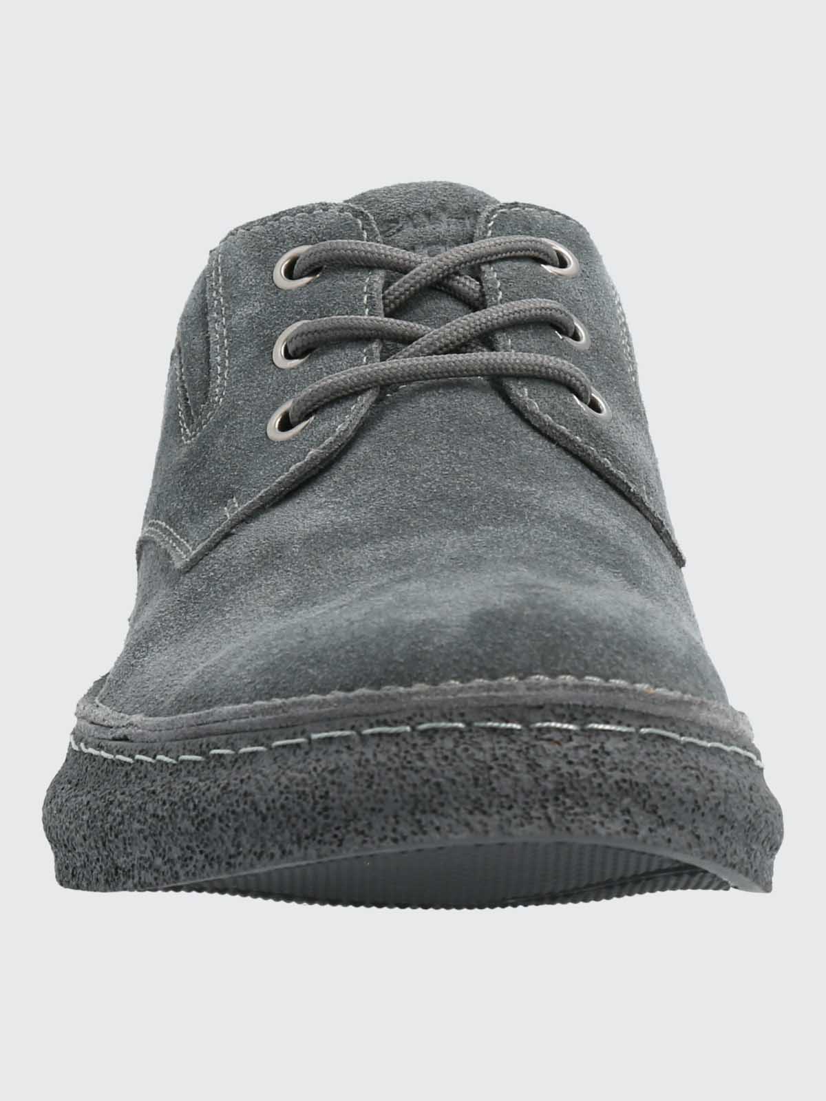 Zapatilla Cuero Hombre Gared Gris Hush Puppies