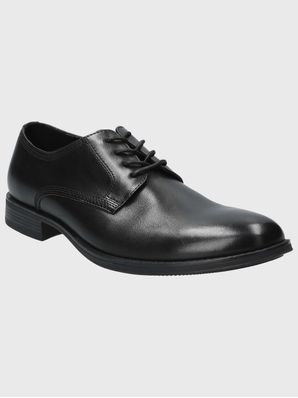 Zapato Cuero Hombre Rollo Negro