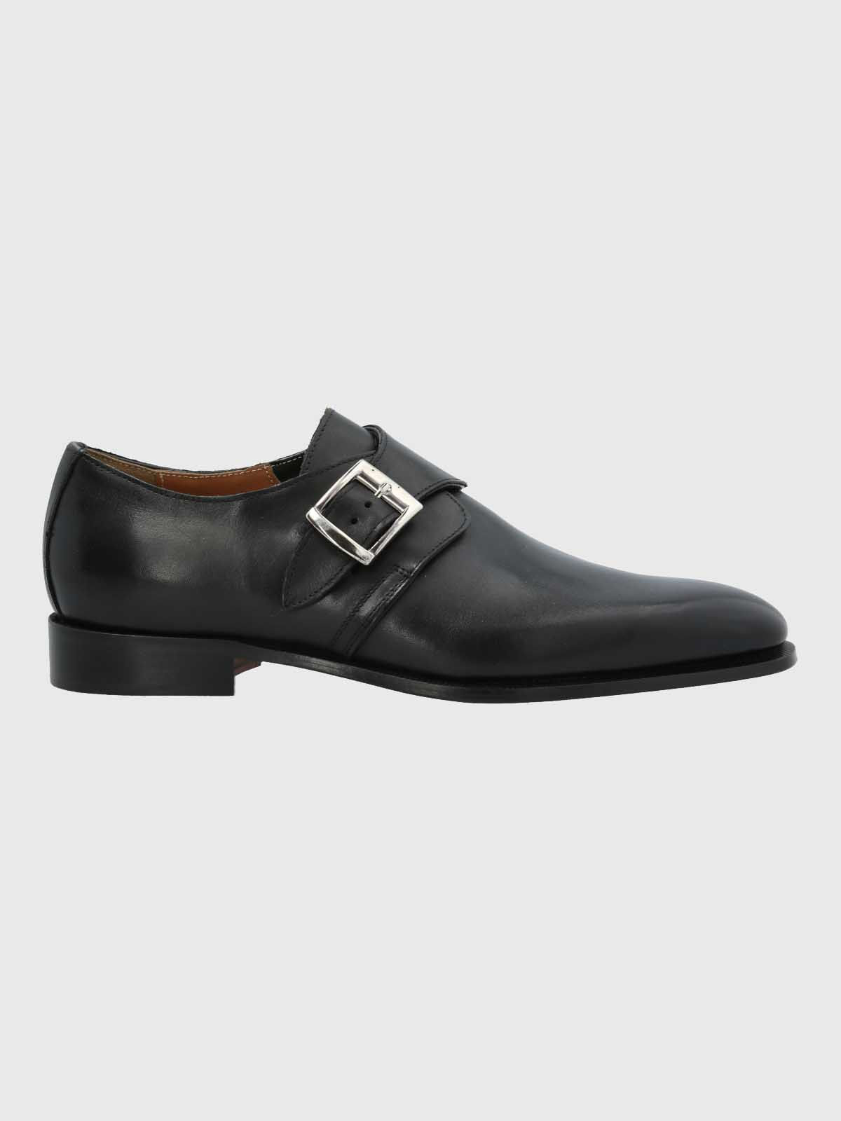 Zapato Italiano Hombre Cuero Ferrara Negro Hush Puppies