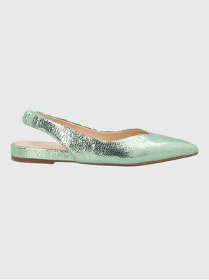 Ballerina Vestir Mujer Cuero Carmin Verde Hush Puppies
