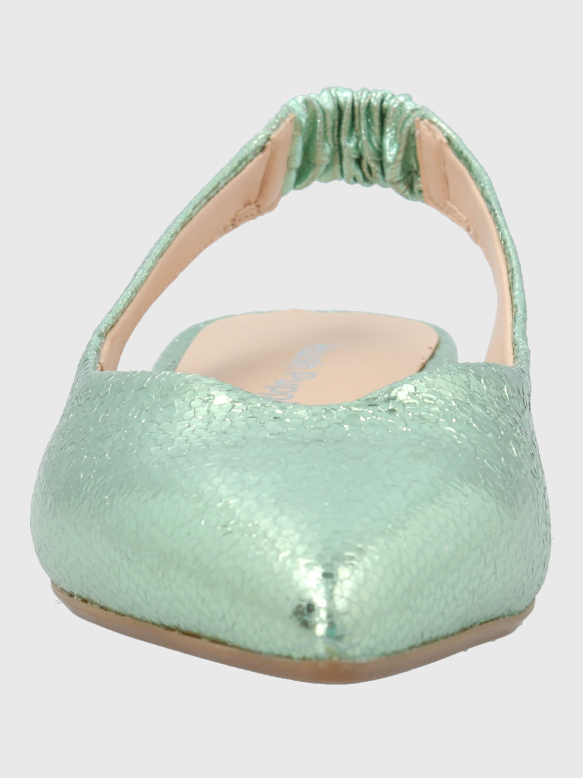 Ballerina Vestir Mujer Cuero Carmin Verde Hush Puppies