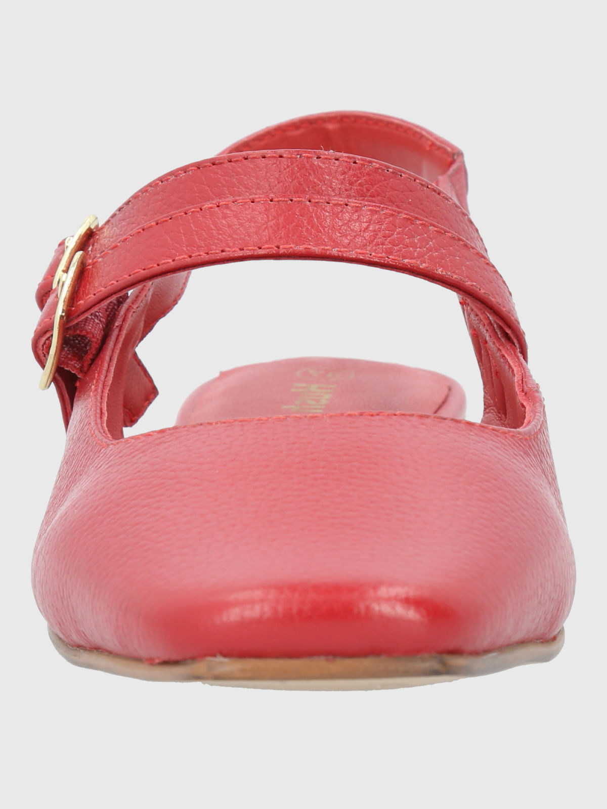 Ballerina Cuero Mujer Clementine Roja Hush Puppies