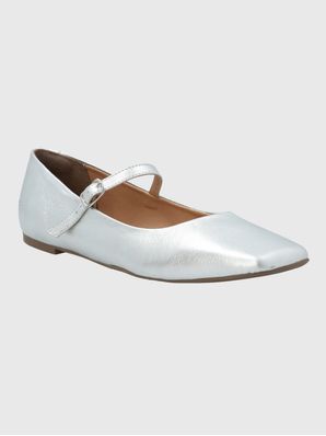 Ballerina Cuero Mujer Lovere Metalizada Hush Puppies