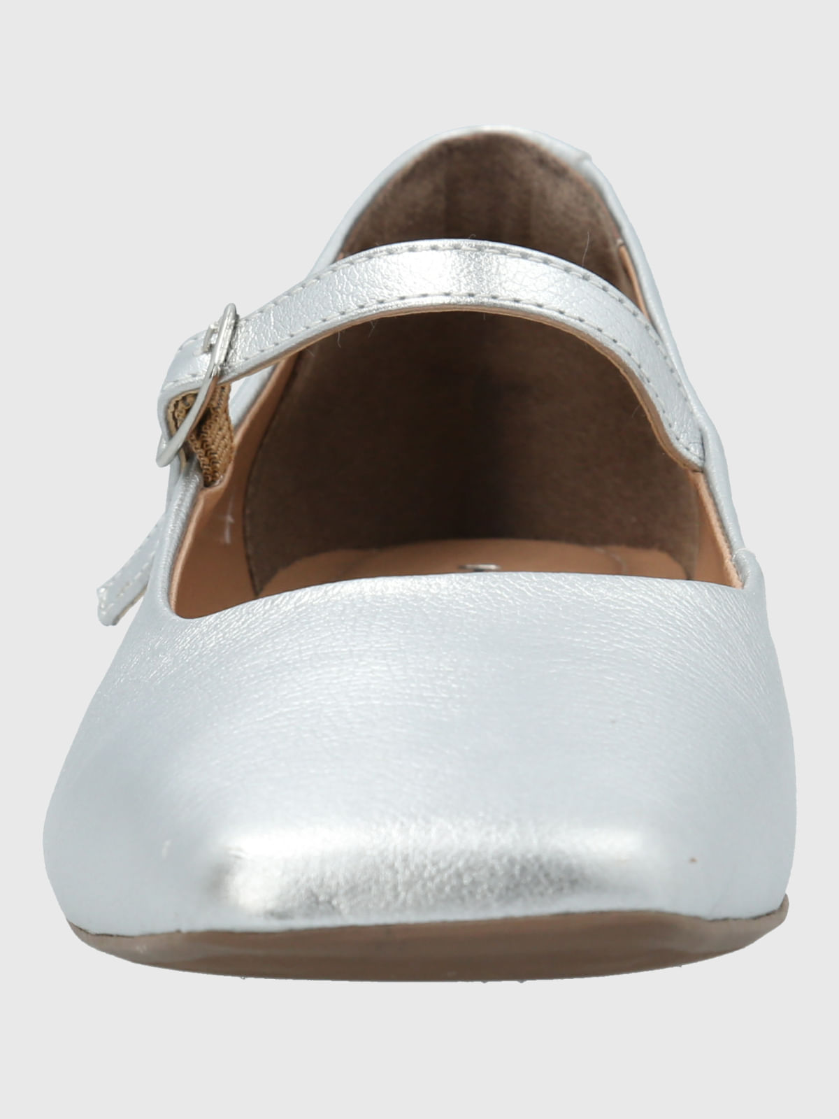 Ballerina Cuero Mujer Lovere Metalizada Hush Puppies