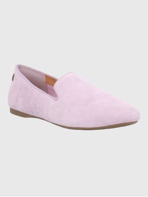 Mocasin Cuero Mujer Oda Morado Hush Puppies