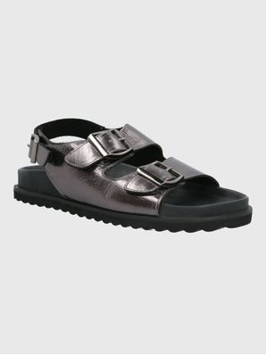 Sandalia Leather Mujer Bandol Metalizada Hush Puppies