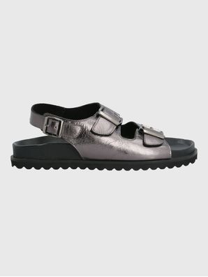 Sandalia Leather Mujer Bandol Metalizada Hush Puppies