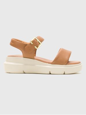 Sandalia Cuero Mujer Uplift Qtr Strap Café Hush Puppies