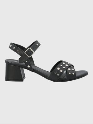 Sandalia Vestir Mujer Cuero Casale Negra Hush Puppies