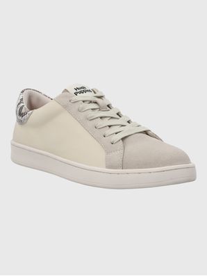 Zapatilla Cuero Mujer Merano Beige Hush Puppies