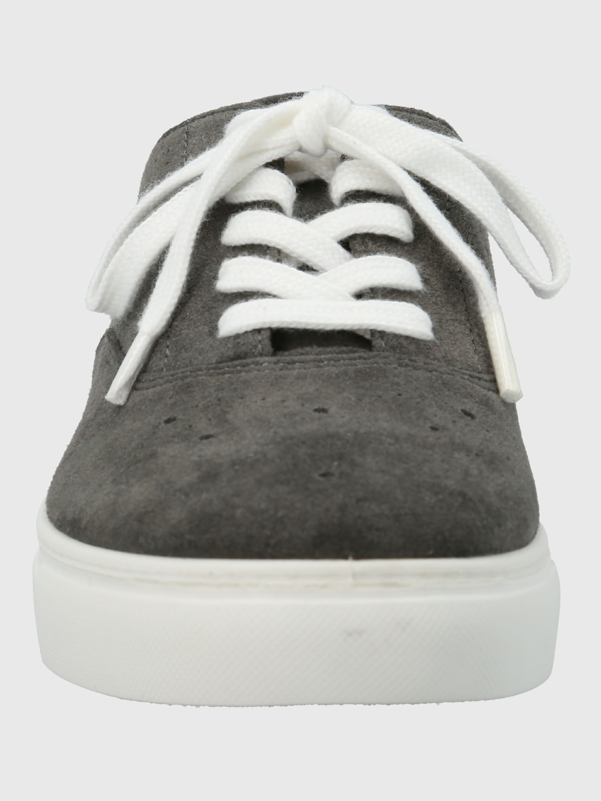 Zapatilla Cuero Mujer Wenx Gris Hush Puppies