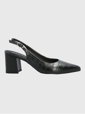 Zapato Vestir Mujer Cuero Debbia Negro Hush Puppies