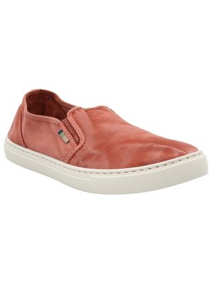 Zapatilla Algodón Orgánico Hombre Kea Naranjo Rockford